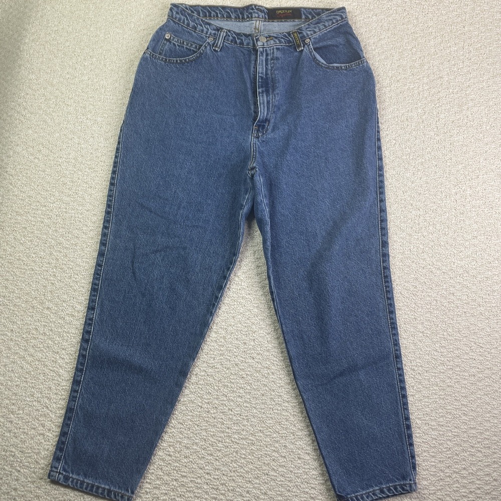 Vtg Sasson Signature Jeans Womens 15/16 Blue High Waist Mom Balloon Taper Leg